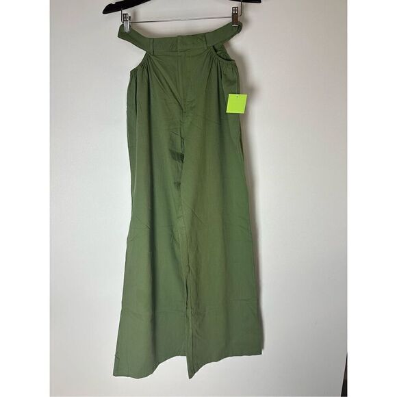 Olive green cut out pants - Picture 6 of 6